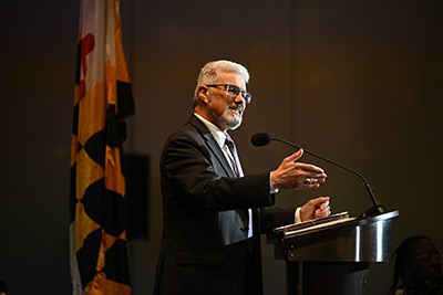 Commissioner Salazar speaks at the Access to Capital Forum Event